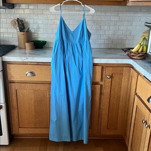 Quince Blue Maxi Dress